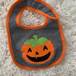 Baby Halloween Pumpkin Bib